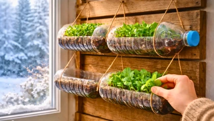 Pourquoi les jardiniers d�butants d�laissent la terre pour ce mur v�g�tal surprenant fait de d�chets
