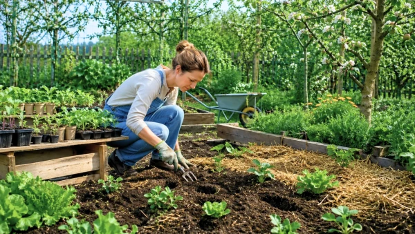 Jardin au printemps : pr�parer le sol et renforcer ses cultures naturellement