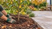 Le prunier m�nage vos dalles et vos all�es en petit jardin, � condition de bien choisir son porte-greffe d�s l'achat
