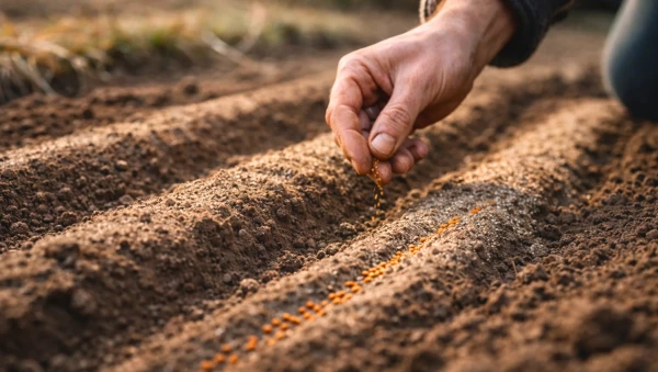 Semis de carottes : le geste pr�cis qui garantit une lev�e r�ussie
