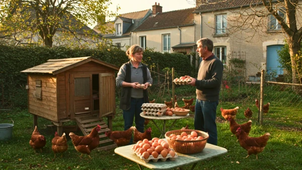 Vendre les �ufs de ses poules : ce que dit la loi en France