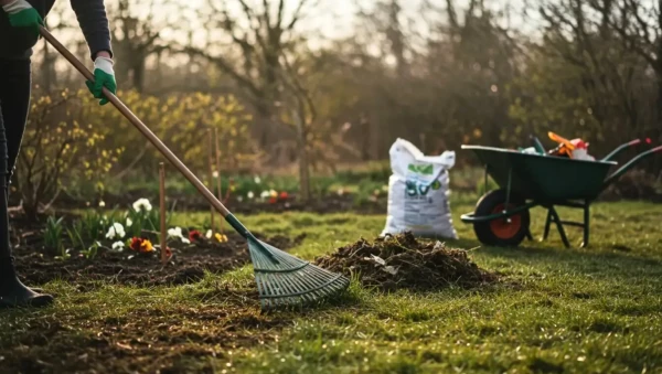 Entretien du jardin en fin d'hiver
