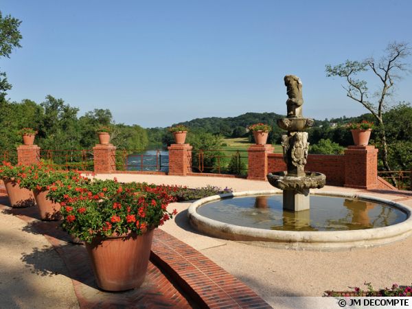 Jardin d'été au domaine de Laàs