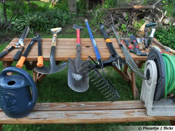 L'outillage de base du jardinier
