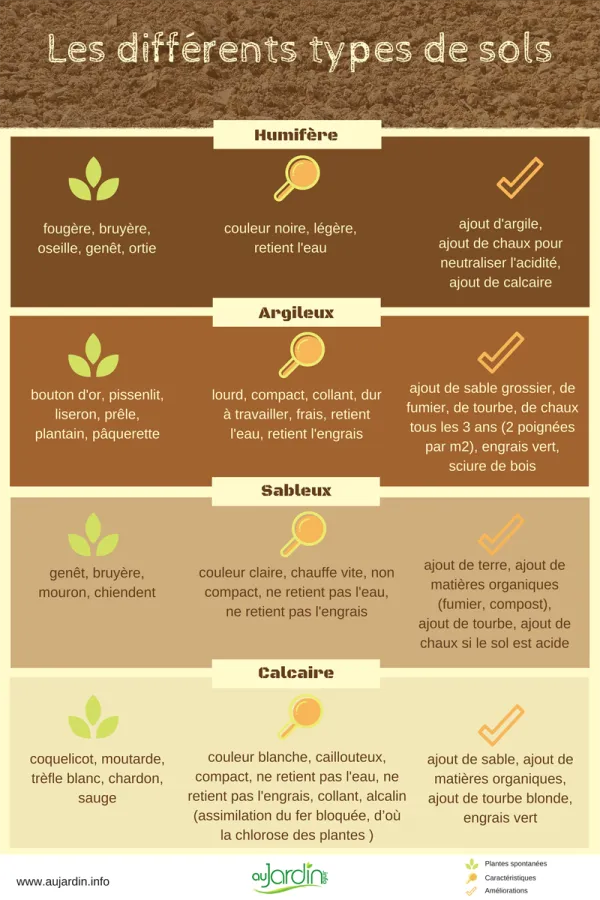 Les diffrents types de sol