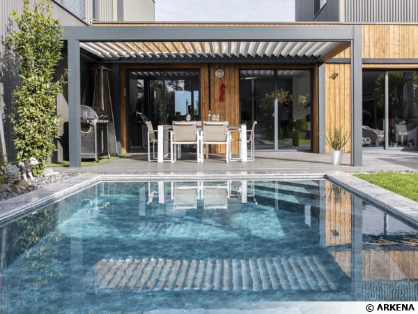 La pergola BIO+ d'Arkena permet une configuration sur-mesure