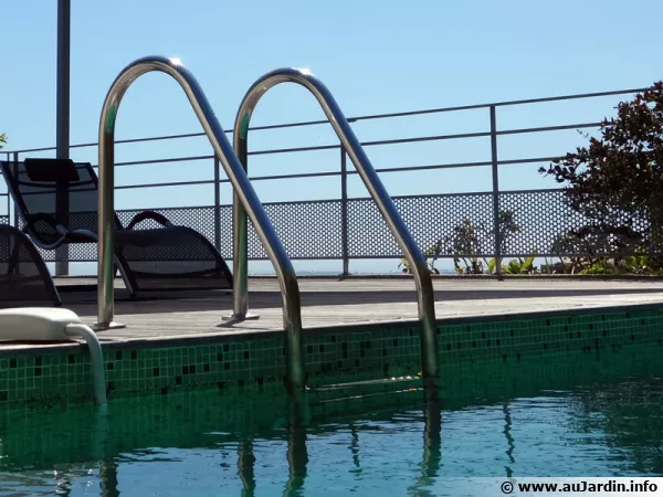 Lchelle de piscine