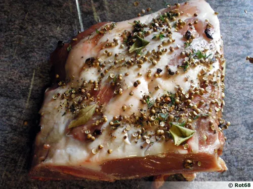 Bierschiefala Palette à la bière (recette Alsacienne)