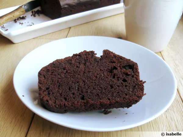 Cake au chocolat noir sans