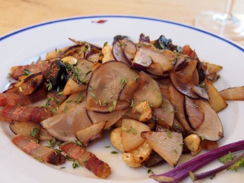 Chou rave au wok : recette