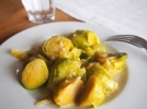 Choux de Bruxelles  la moutarde
