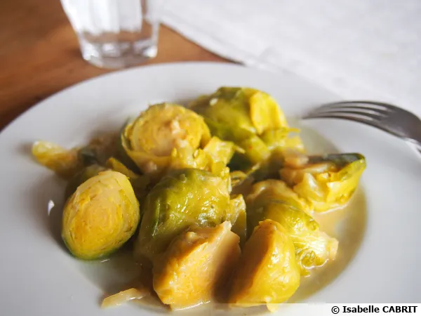 Choux de Bruxelles à la moutarde