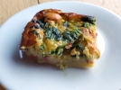 Clafoutis aux fanes de radis