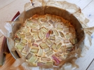 Clafoutis  la rhubarbe