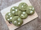 Cookies th� matcha et chocolat blanc