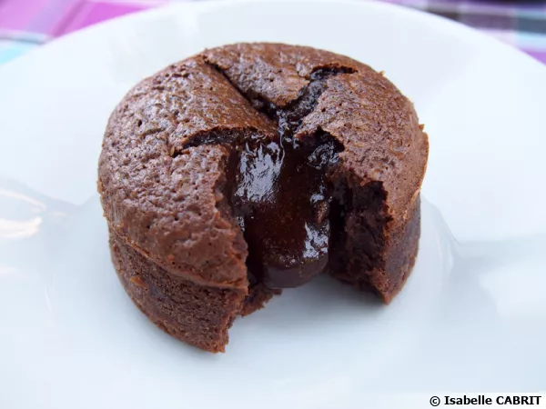 Coulant tiède au chocolat