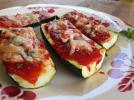 La courgette pizza