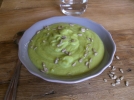 Crme de courgettes aux graines de tournesol