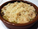 Crumble pomme & rhubarbe