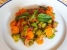 Fves fraches aux carottes