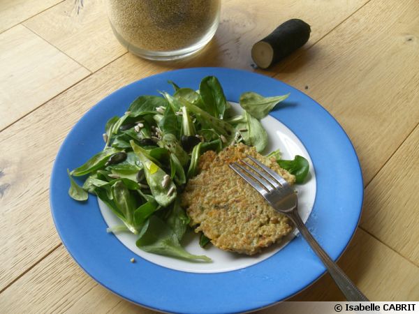 Galettes de quinoa au radis noir