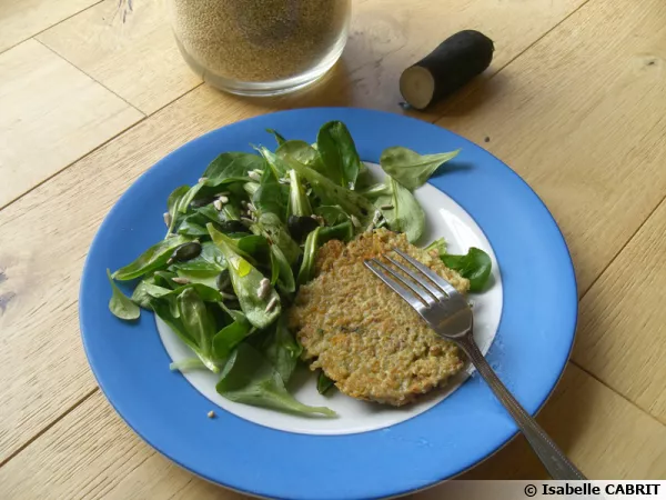 Galettes de quinoa au radis noir