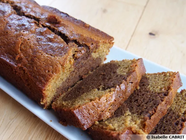 Gâteau moelleux marbré