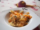 Gratin de butternut, navets et panais