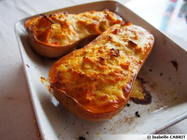 Gratin de butternut au poulet
