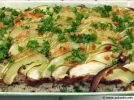 Gratin de courgettes  la viande