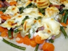 Gratin de lgumes et saucisse de Morteau