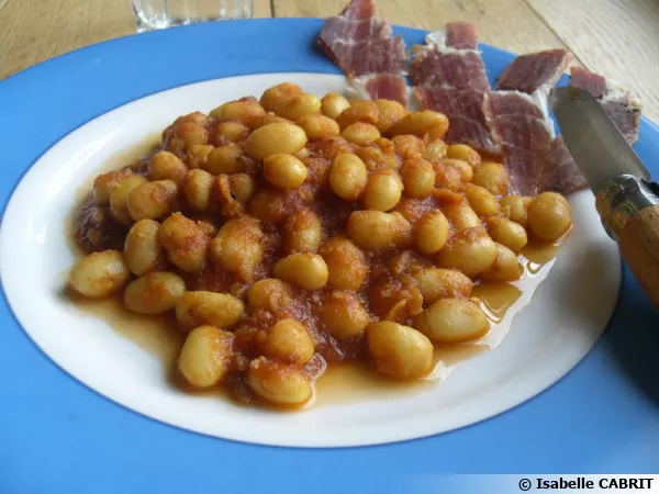 Haricots coco aux pices