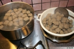 Lawerknepfla, quenelles de foie d'Alsace
