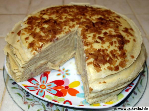 Millefeuille de crêpes