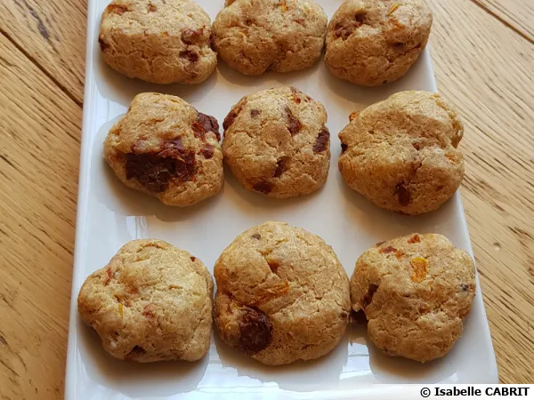 Mini cookies salés aux tomates séchées