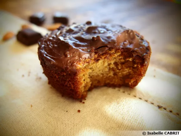Mini gâteaux chocolatés, amande et miel