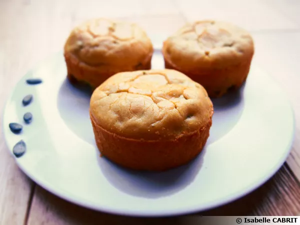 Muffins patate douce et petits pois