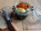 Oeufs cocotte aux blettes et sauce tomate aux �pices