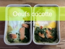 Oeufs cocotte saumon et pinard 