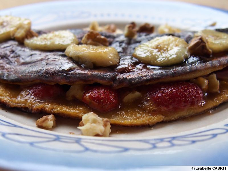 Omelette Sucree Aux Fruits Et Sirop D Erable Recette
