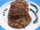 Pancakes sals  la patate douce
