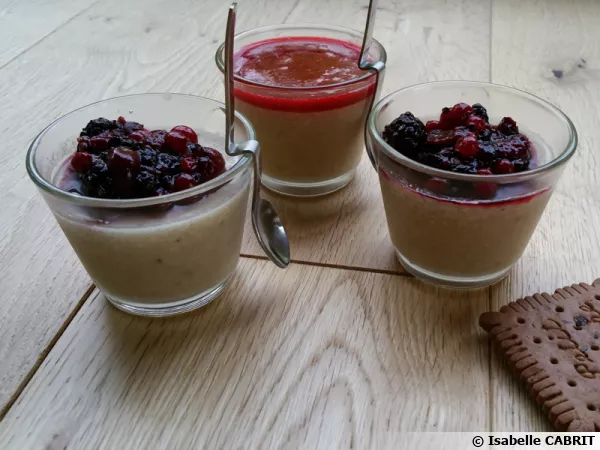 Panna cotta au lait de riz et d'amande