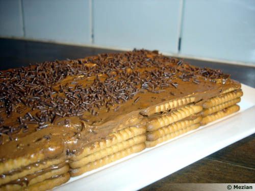 Petits beurres aux noix et au chocolat