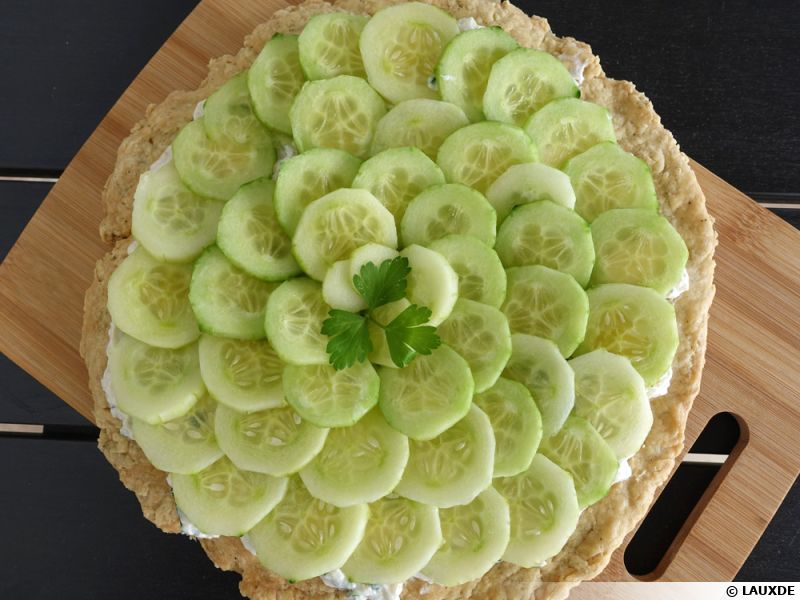 Pizza D Ete Au Concombre Recette