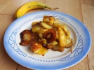 Po�l�e de panais et bananes au curcuma