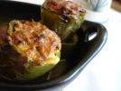 Poivrons farcis aux courgettes et au Beaufort