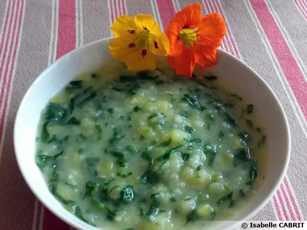 Potage aux feuilles de capucines