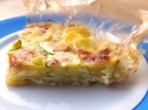 Quiche courgettes & pommes de terre sans pte