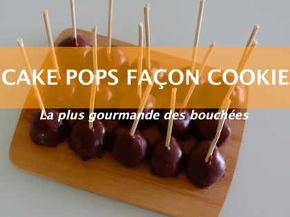 Cake pops fa�on cookie