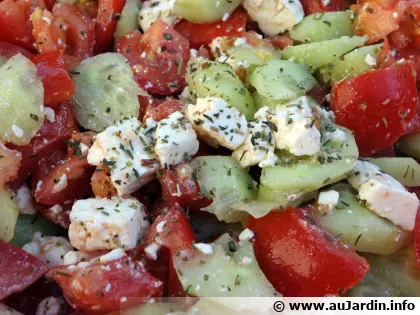 Salade Concombre Tomate F�ta